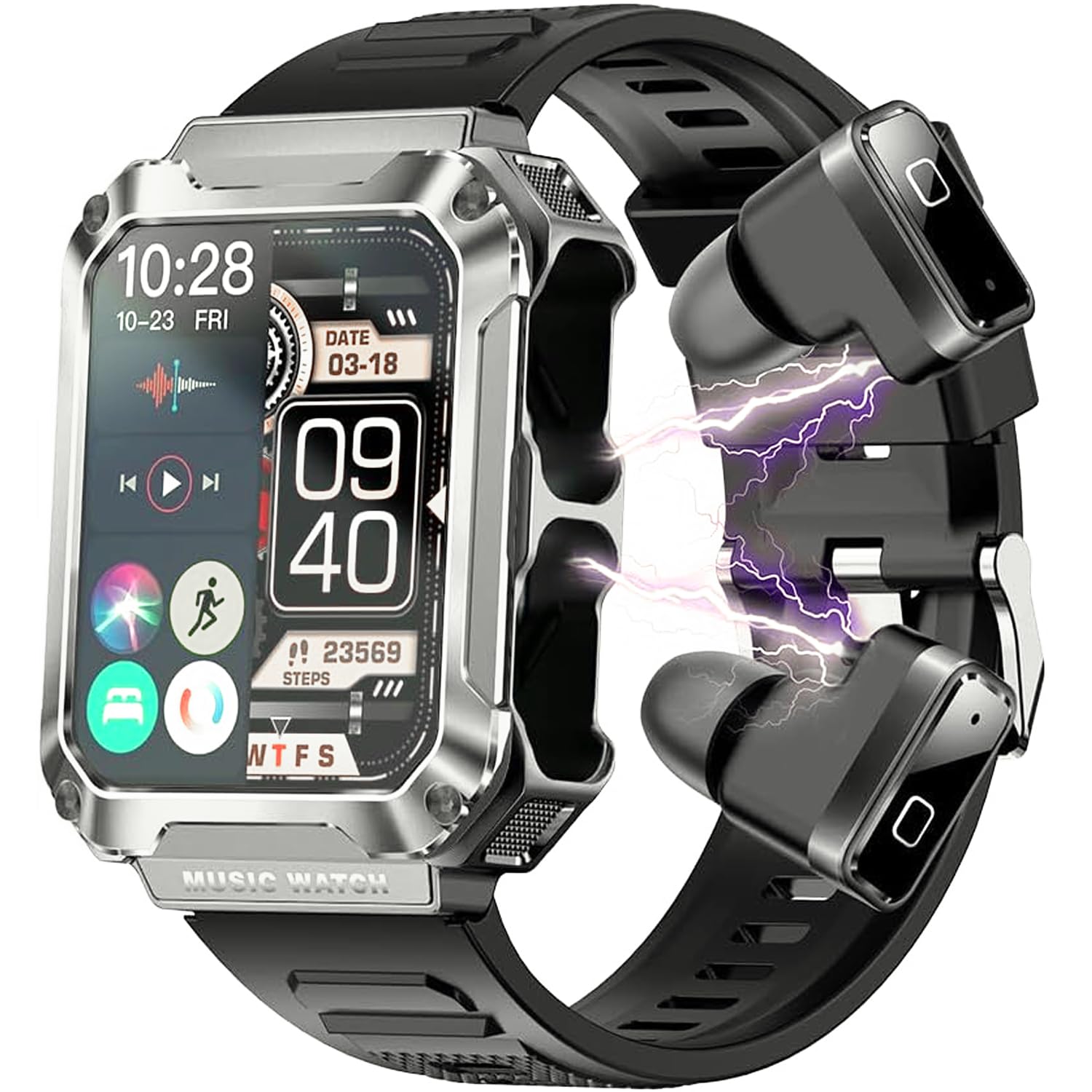 3-in-1 T93 Smart Watch with 1.96 3-in-1 T93 Smart Watch with 1.96